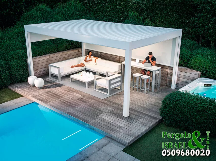 Arbors for swimming pools