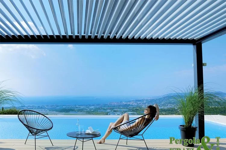 Pergola for a private house