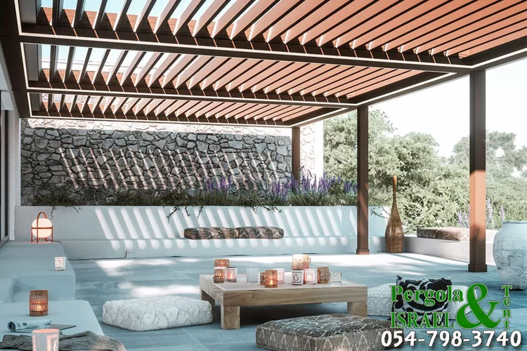 Pergola for a private house